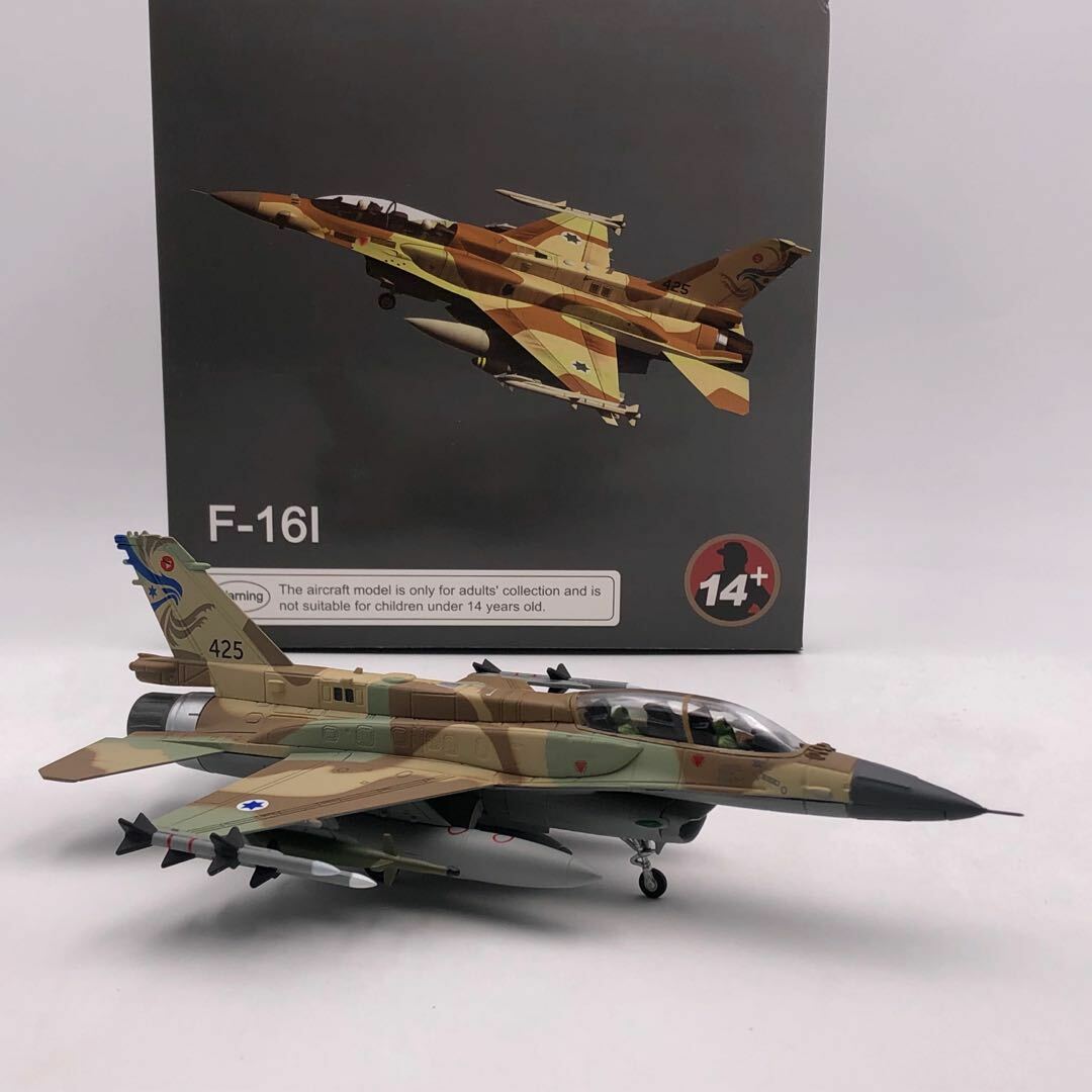 Wltk ISRAEL IAF F-16 Fighting Falcon I Block-52 1/72 Diecast Aircraft Jet Model