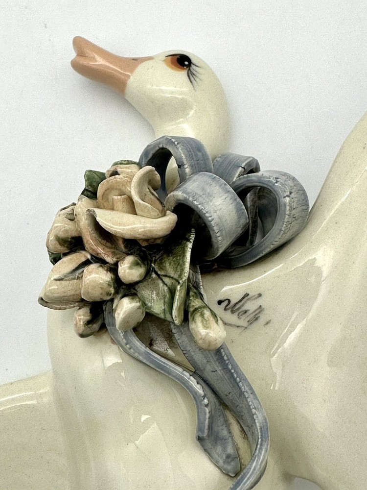 Ceramic Goose in Flight Wall Hanging