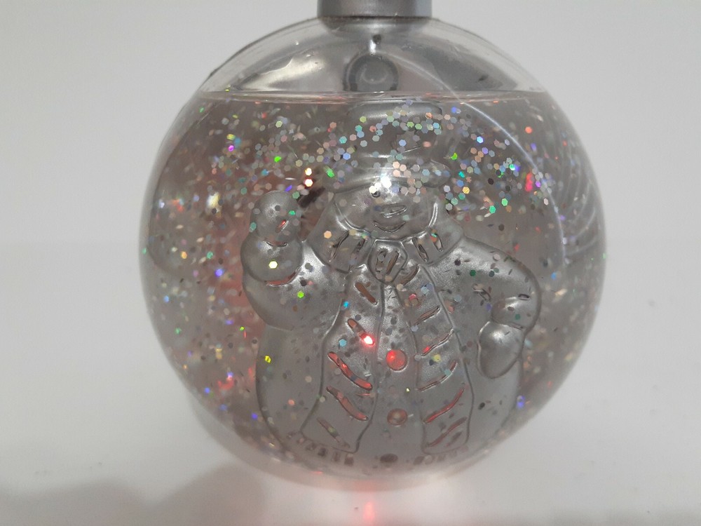 Snow Globe Ornament Plays Music Motion Activated