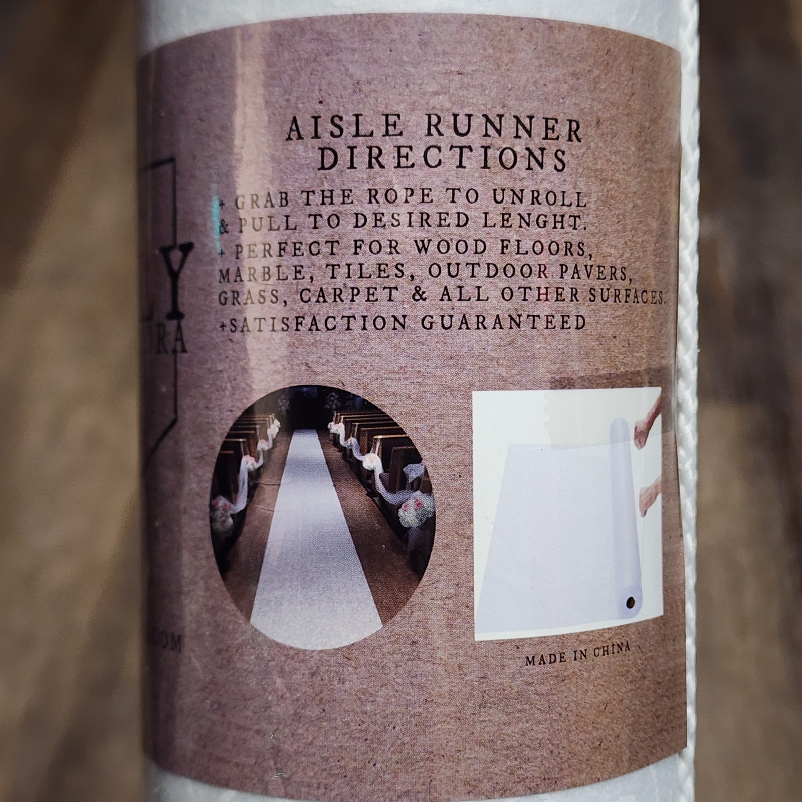 White Aisle Runner For Wedding Ceremony 3ft x 100ft Event Party Decorations NEW