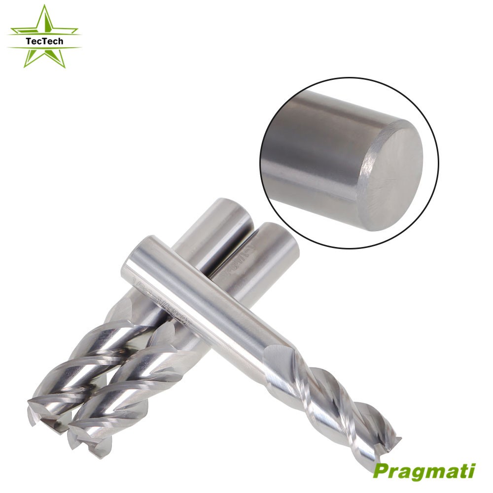 3 Pack 1/2" 3 Flute Regular Carbide End Mill 1-1/4" LOC 3" Overall Length