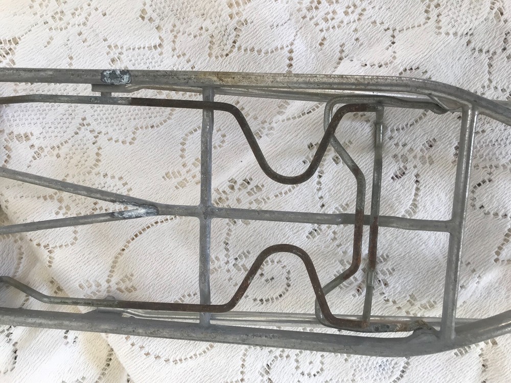 Pletscher Bicycle Rear Carrier Rack Model C Spring Wire Holder & Red Reflector