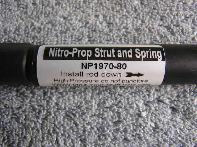 2ea Tanning Bed Support Prop Rod 19.7” 355n 80# Shock Spring Cylinder Lid Lift