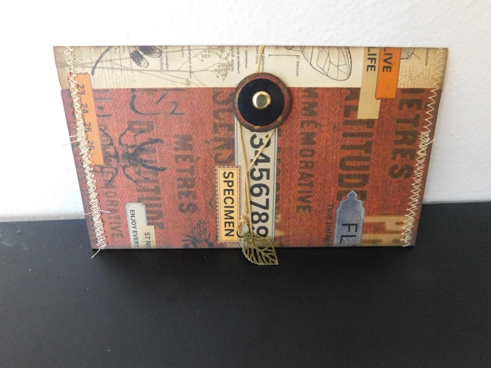 Junk Journal Add On File Envelope Tags Journal Card Set A