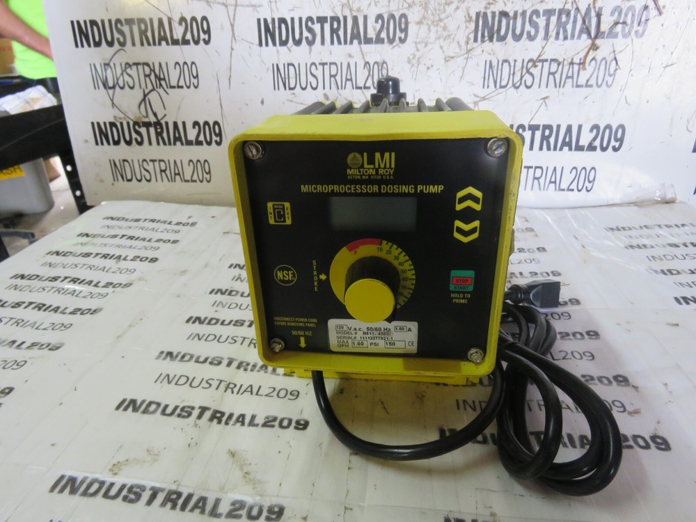 LMI MILTON ROY MICROPROCESSOR DOSING PUMP B911-498SI NEW