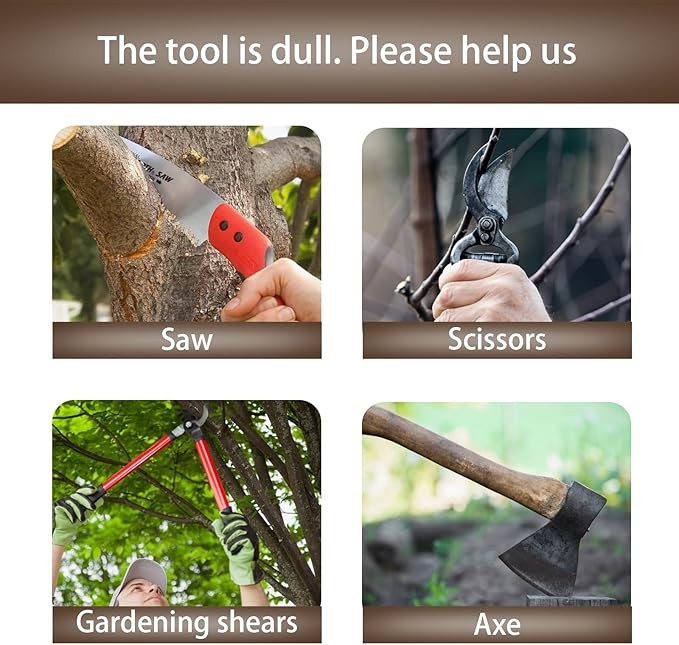 Pocket Knife Sharpener, Portable Garden Tool Sharpener