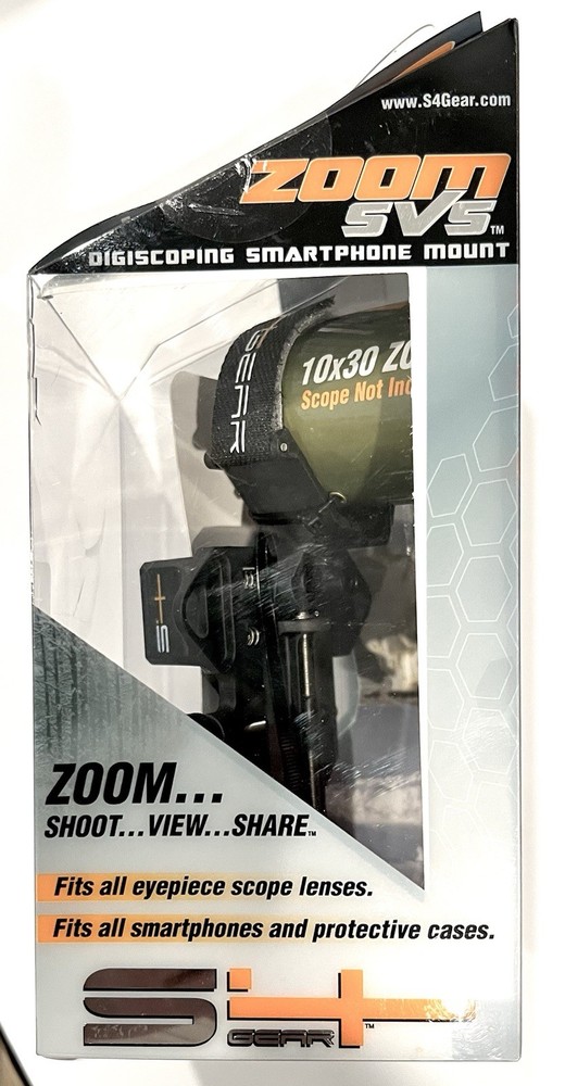 S4Gear ZOOM SVS DIGISCOPING SMARTPHONE MOUNT NEW