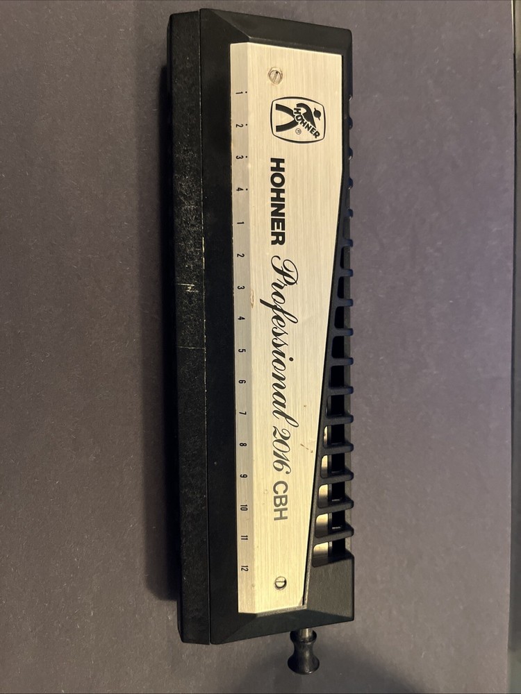 Hohner Professional 2016 CBH Chromatic Harmonica - Original Case Good Condition