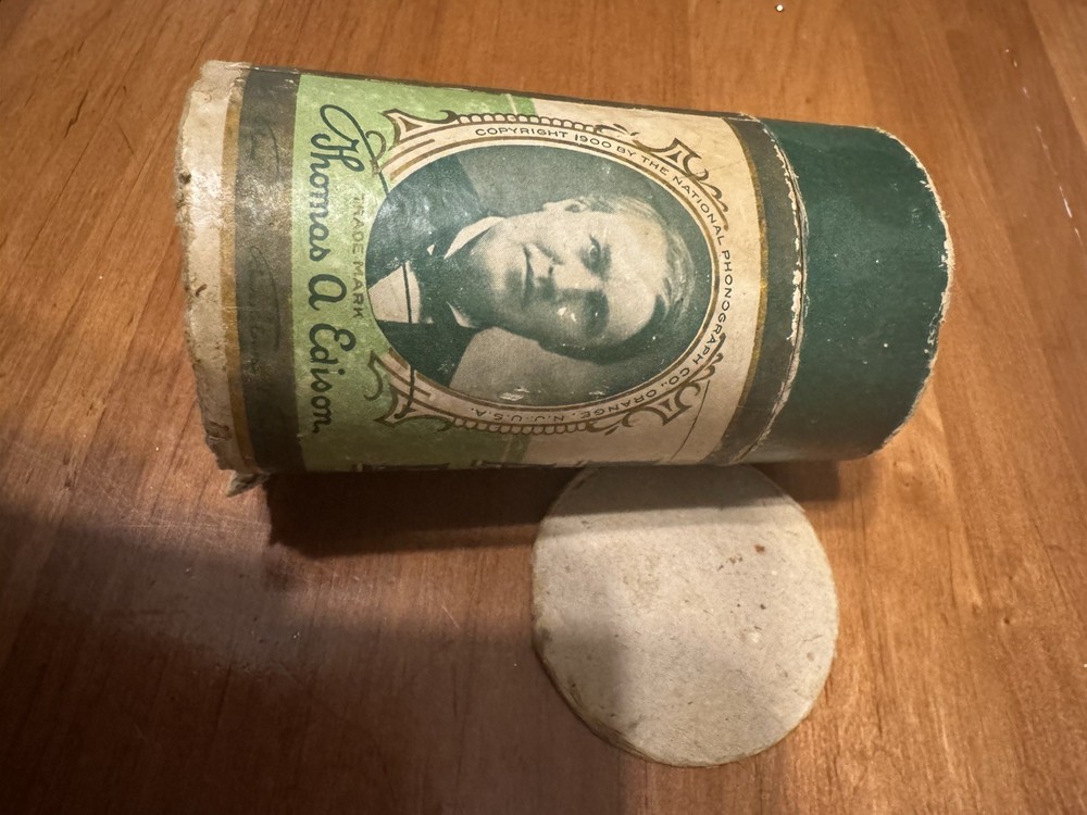 Vintage Edison Blank Phonograph Empty Record Cylinder