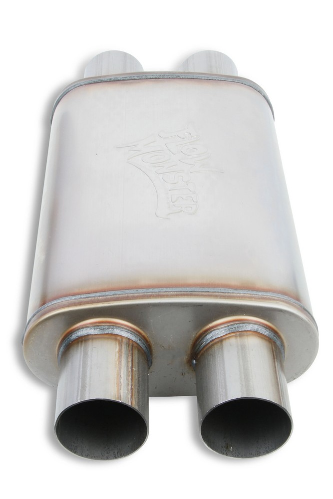 Flowmonster 11386-FM 409Ss Oval Case Absorption Muffler