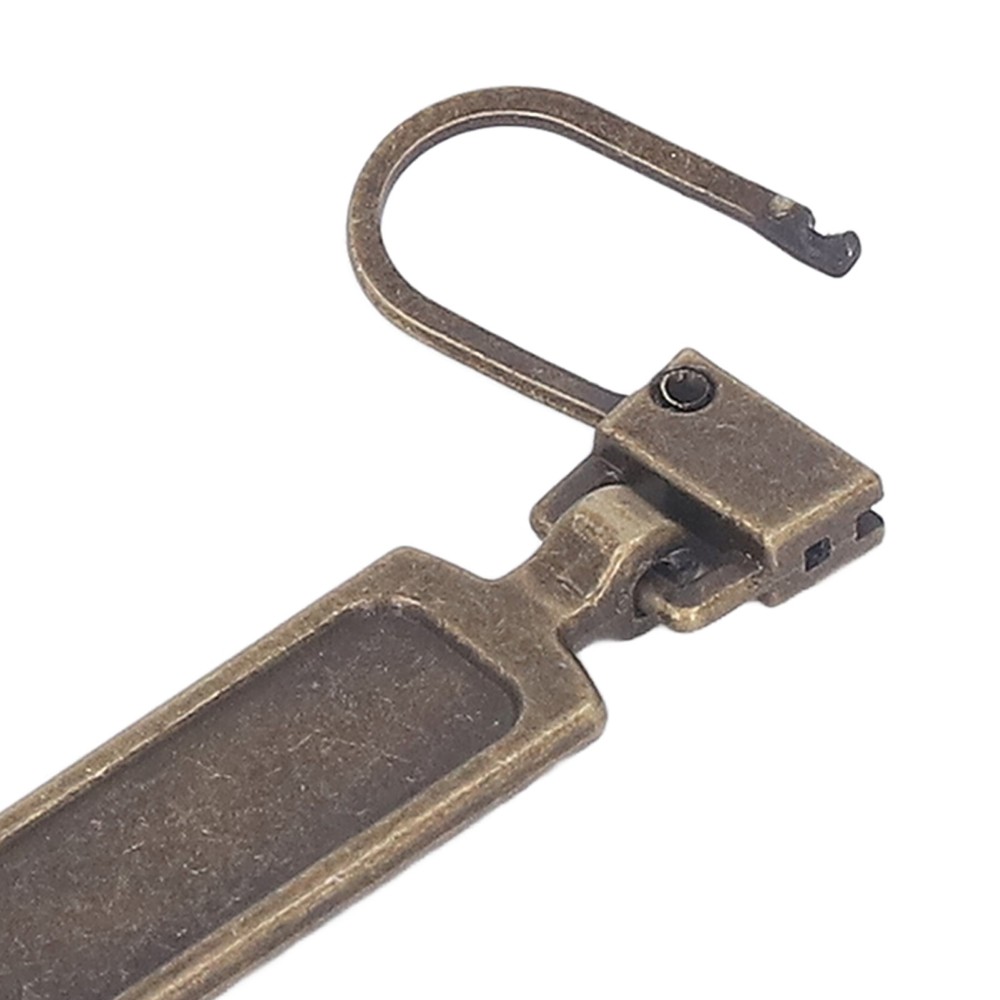 § Bronze 6Pcs Zipper Pull Tab Rustproof Detachable Colred Zipper Pull