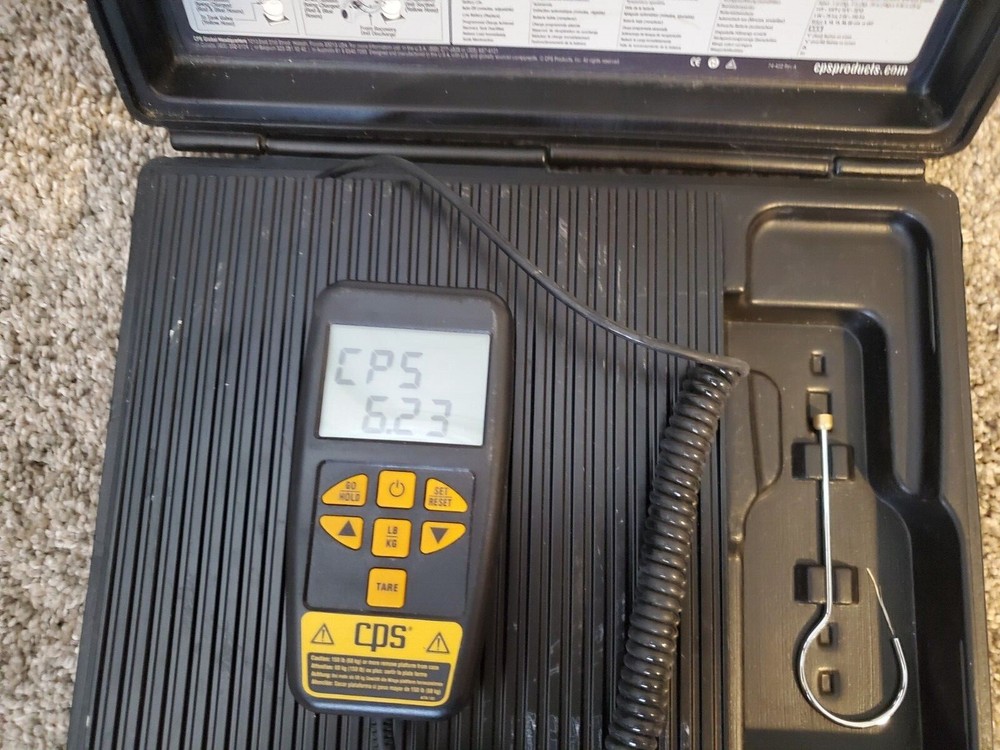 CPS CC220E Compute-A-Charge Refrigerant Charging Scale, 220 lbs, Semi-Program