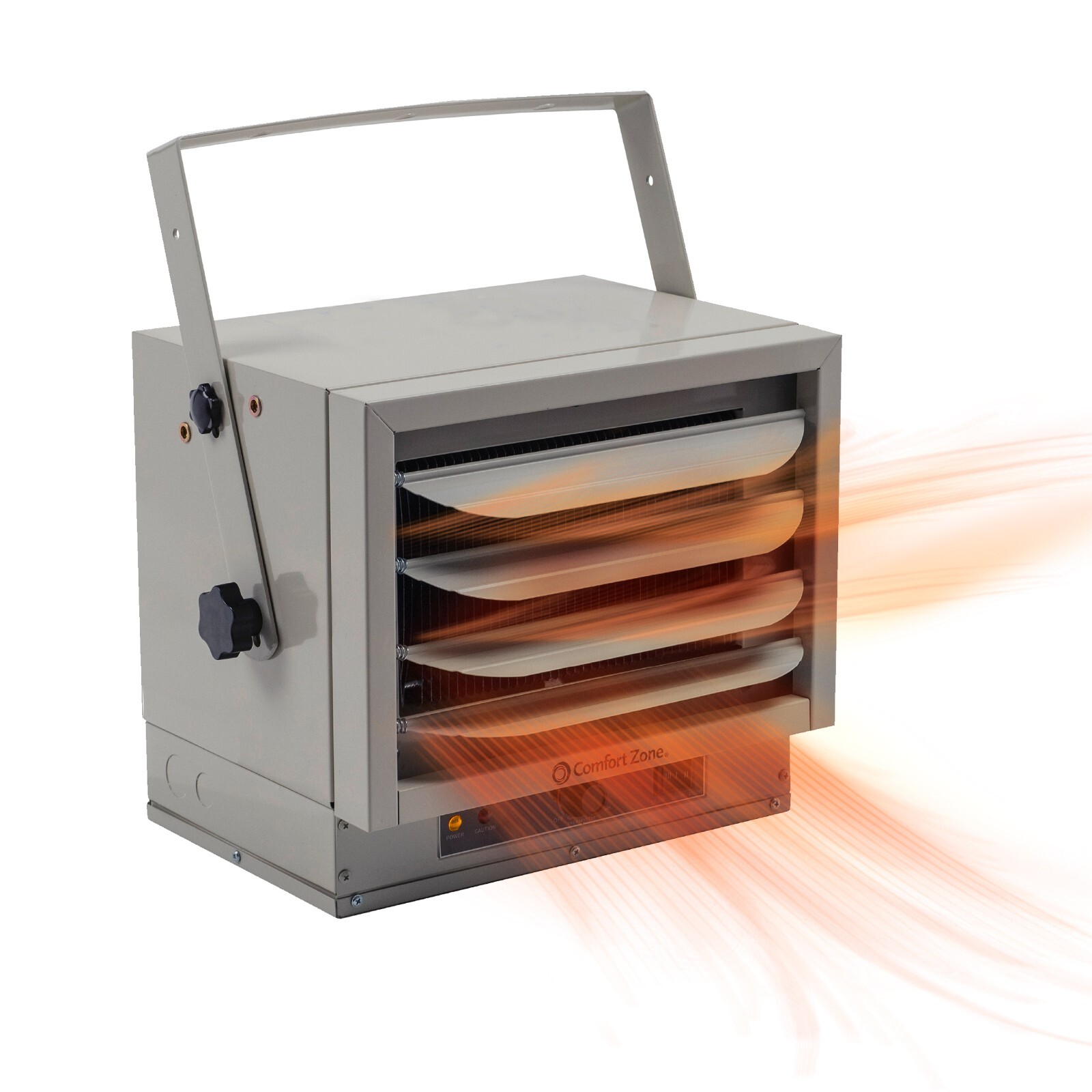 Comfort Zone 5,000 Watt, 240-Volt  Industrial Ceiling Mounted Heater, Grey