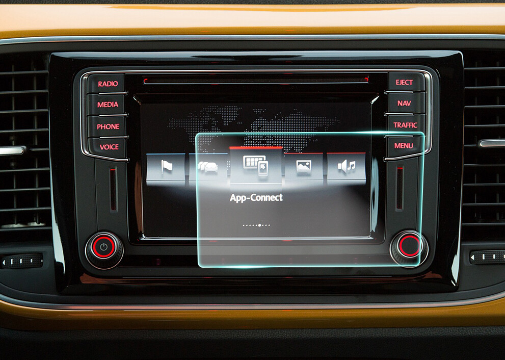 Crystal Clear Screen Protector for 2016 Volkswagen Beetle non GPS Navigation
