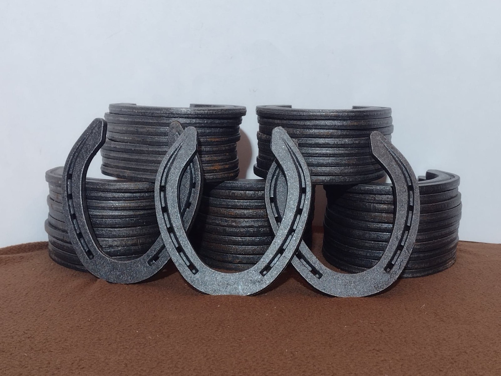 HORSESHOES - (12 Shoes) - STEEL - , Horse Shoes - SHIPS FAST!