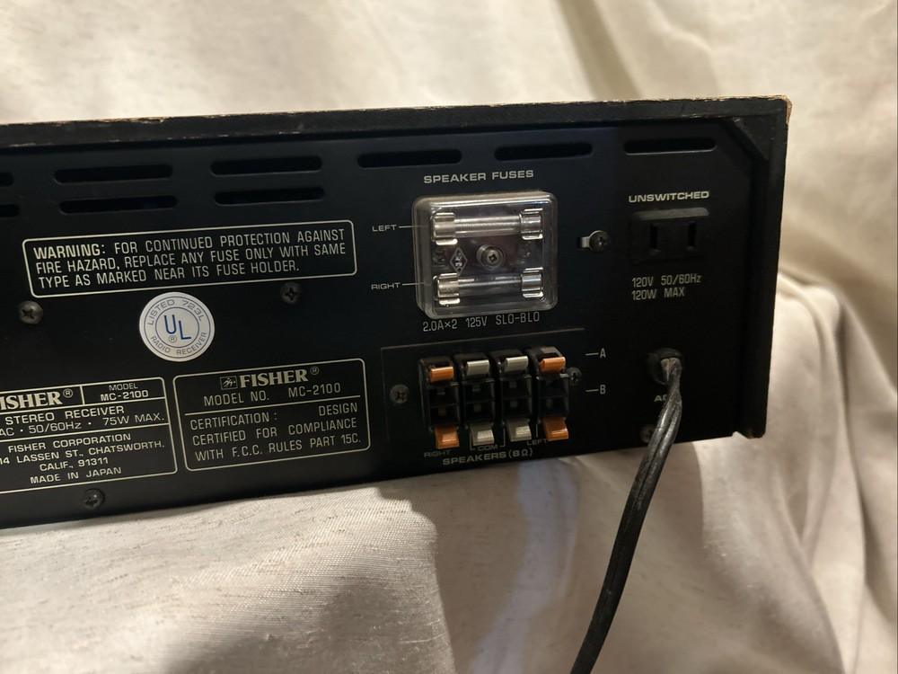 Fisher Stereo Receiver