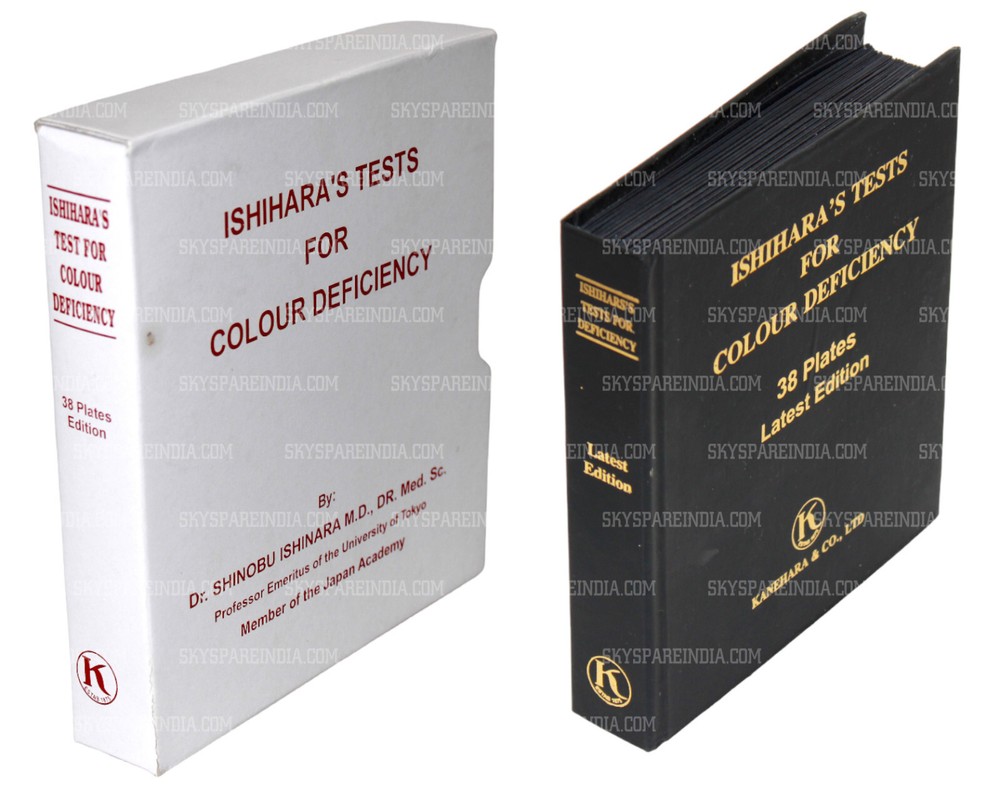 Ishihara Test Book 38 Plate Compatible With Color Blindness Ophthalmology Book