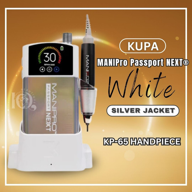 MANIPro Passport NEXT Complete - White with Silver Jacket - KP-65 Handpiece
