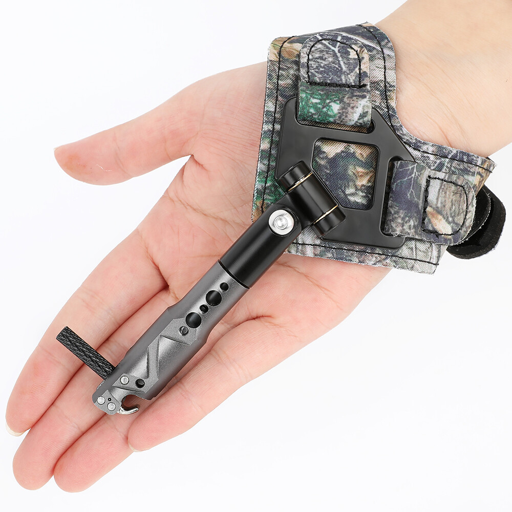 Wrist Release Aids Caliper Strap Trigger Adjustable Archery Compound Bow Hunting