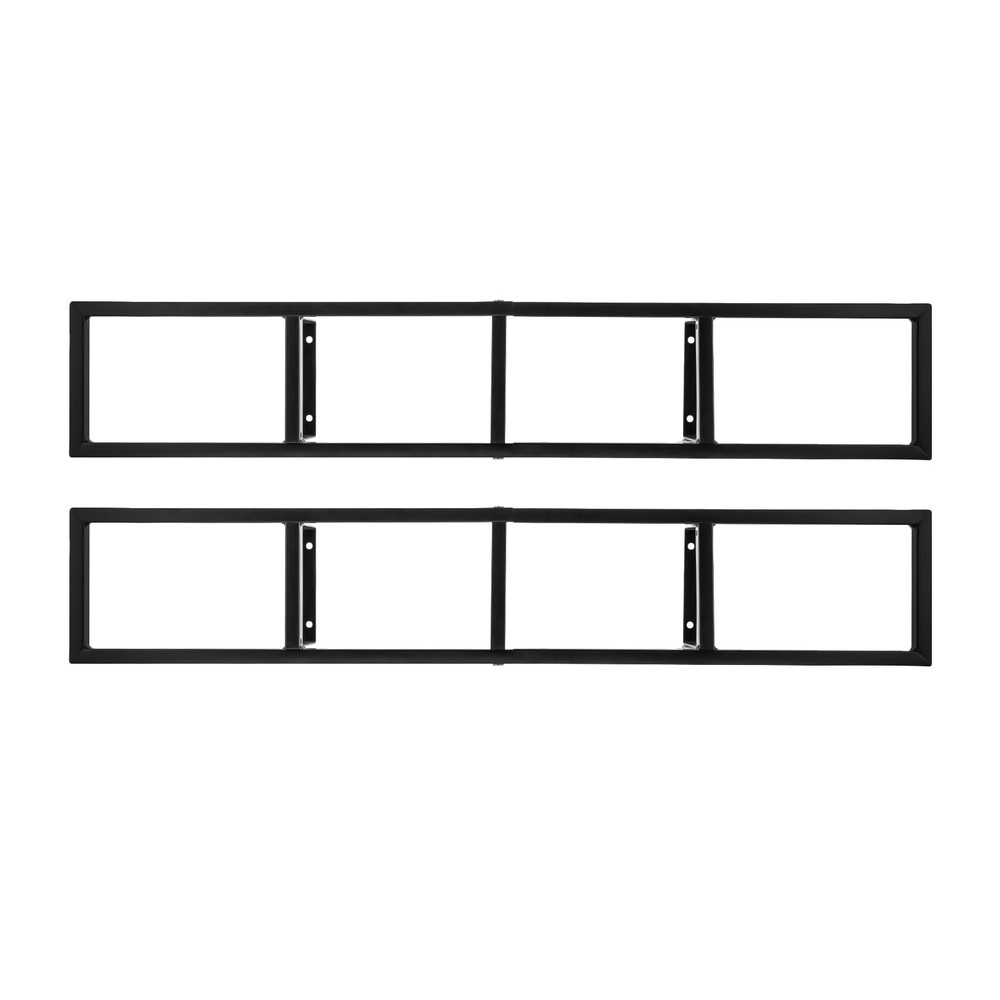 2 Pack Wall Mount CD DVD Floating Shelf Rack - Space-Saving Media Organizer