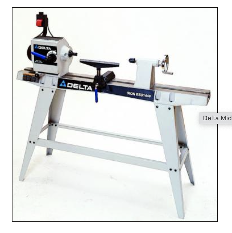 Delta Mid-Sized Lathe - Wood -