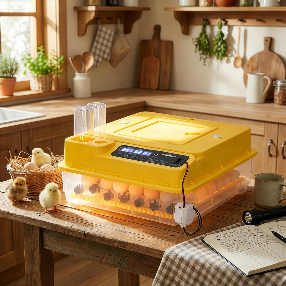Incubators for Hatching Eggs, 30 Egg Incubator with Automatic Egg Turning, Te...