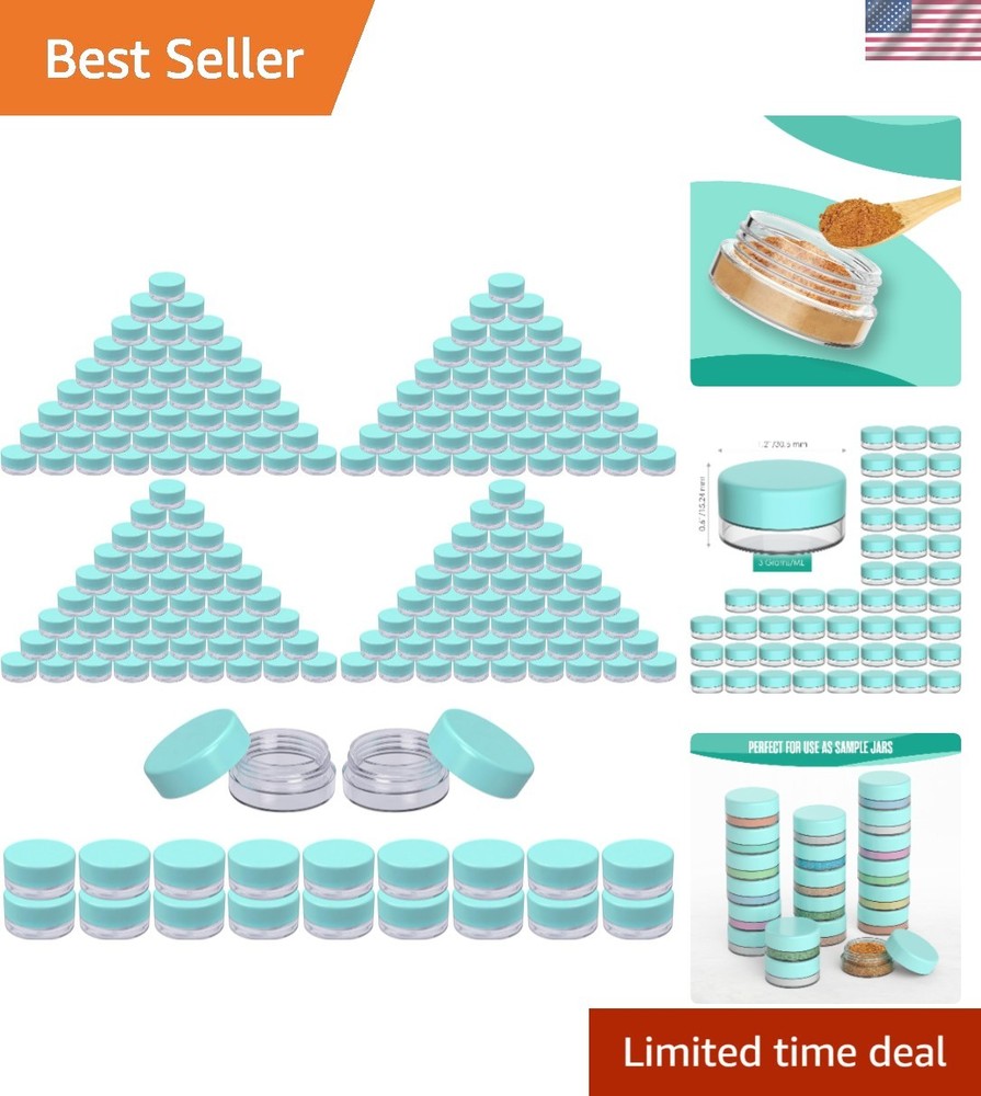 Sample Containers, Lip Balm Containers, Sample Jars, Mini Jars with Lids, Sma...