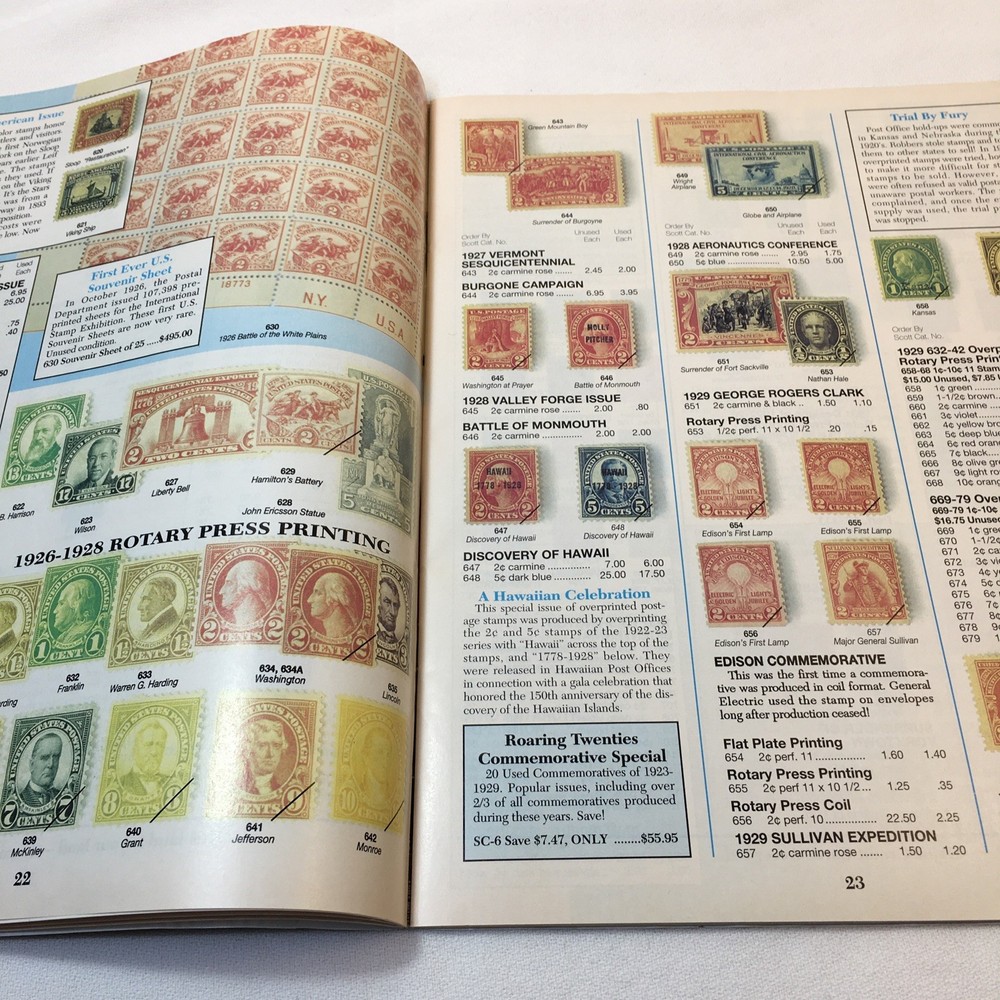 Mystic's U.S. Stamp Catalog Vintage, America's First Airmails