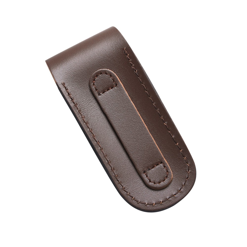 5" Durable Leather Knife Sheath Folding Pocket Multi Tool Pouch Holster Case