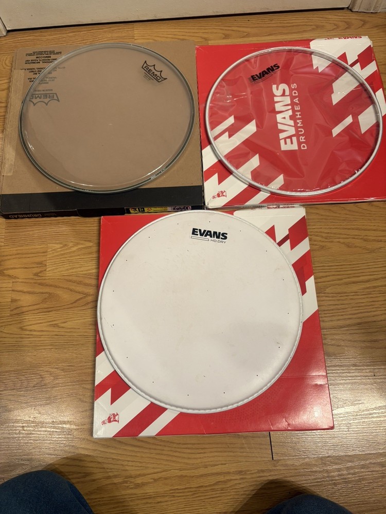 20 pieces DRUMHEADS SET – EVANS & REMO READ DESCRIPTION