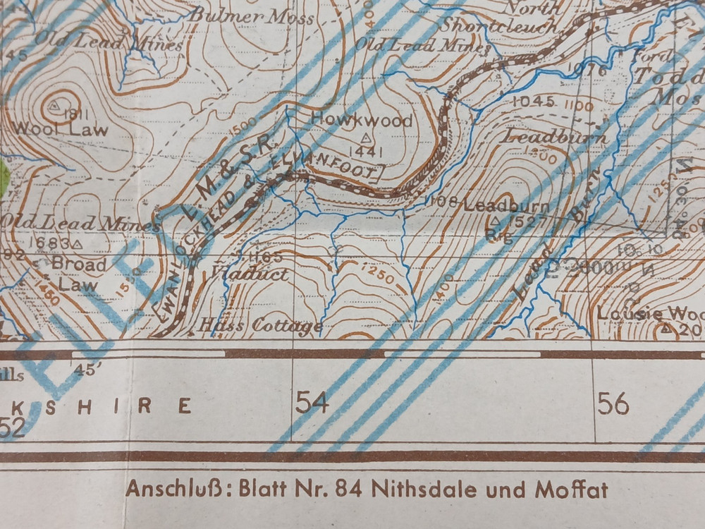 WW2 map of GERMANY entitled "BARSBEK" with BATTLE INTELLIGENCE NOTES (CAPTURED)
