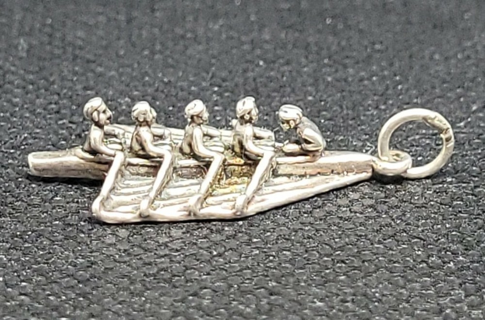 Sterling Silver Rowing Team Charm