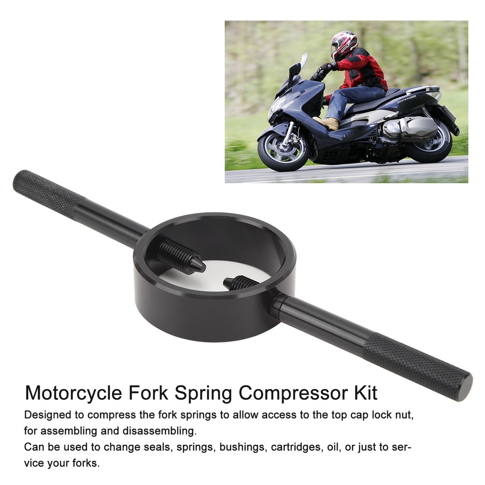 Fork Spring Compressor Tool Universal Fit Motorcycle Fork Spring Compressor HAOR