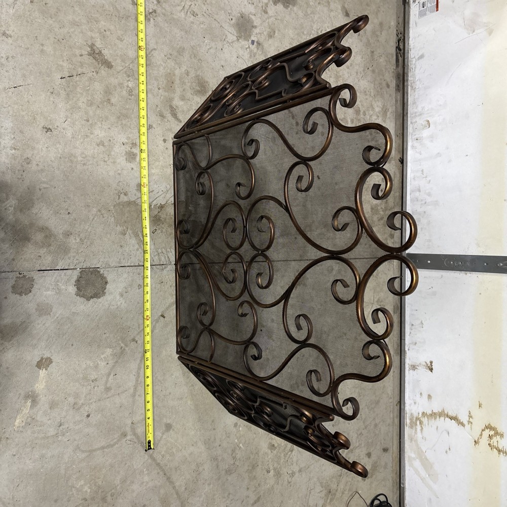 ELUKHT fire guard fold screen. For fireplace.