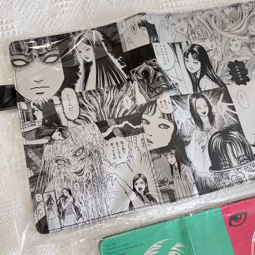 Hobonichi Techo Junji Ito Tomie A5 Cousin + A6 Smirk Cover & Pencil Board Set