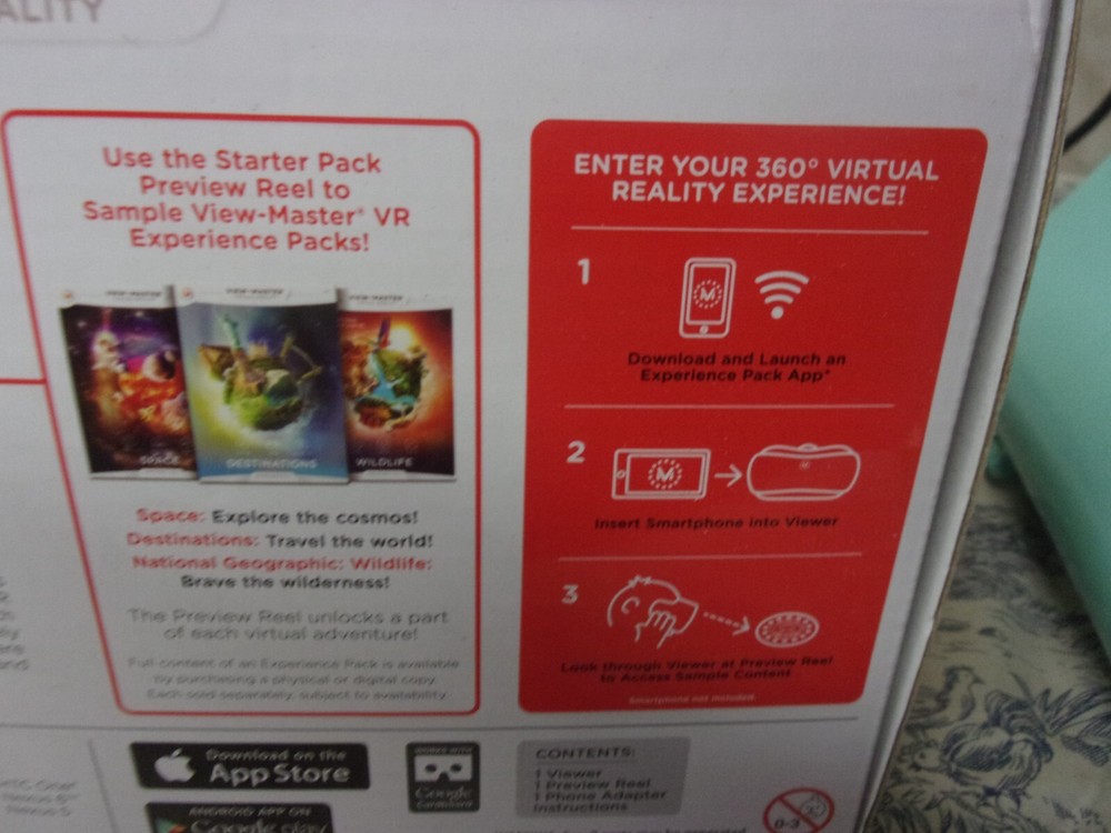 View Master Brand Virtual Reality Starter Pack New in Box