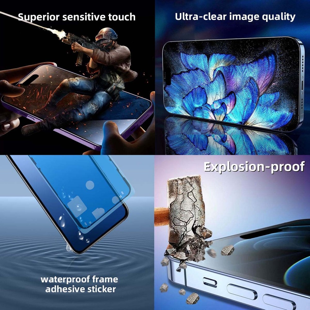 For iPhone 12 Mini Screen Replacement LCD Digitizer +Tools Kit+Screen Protector