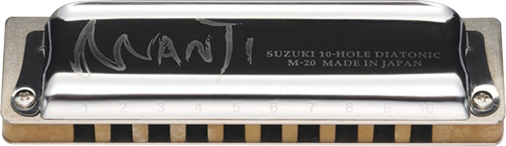 Suzuki M20 Manji 10-Hole Harmonica Bb
