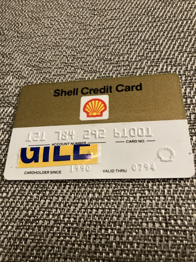 Expired Shell Credit Card