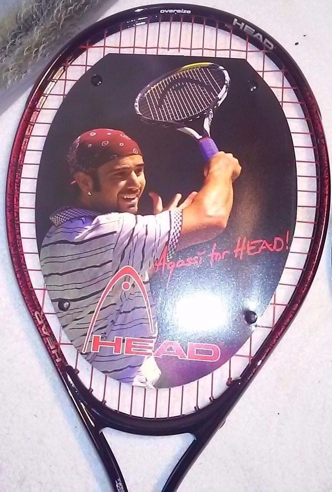 AGASSI HEAD FURY 25 NWT VINTAGE RACKET