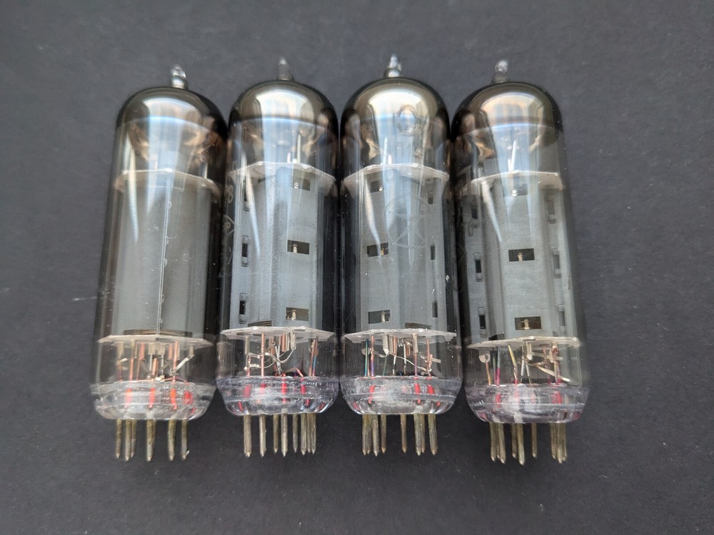 6P14P-K Tube ( EL84 / 6BQ5 ) Gold Grid 4pcs in lot MATCHED QUAD