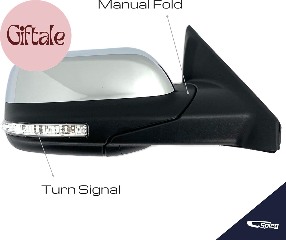 Passenger Side Mirror for 2016-2019 Ford Explorer Power Adjustment Heated Puddle