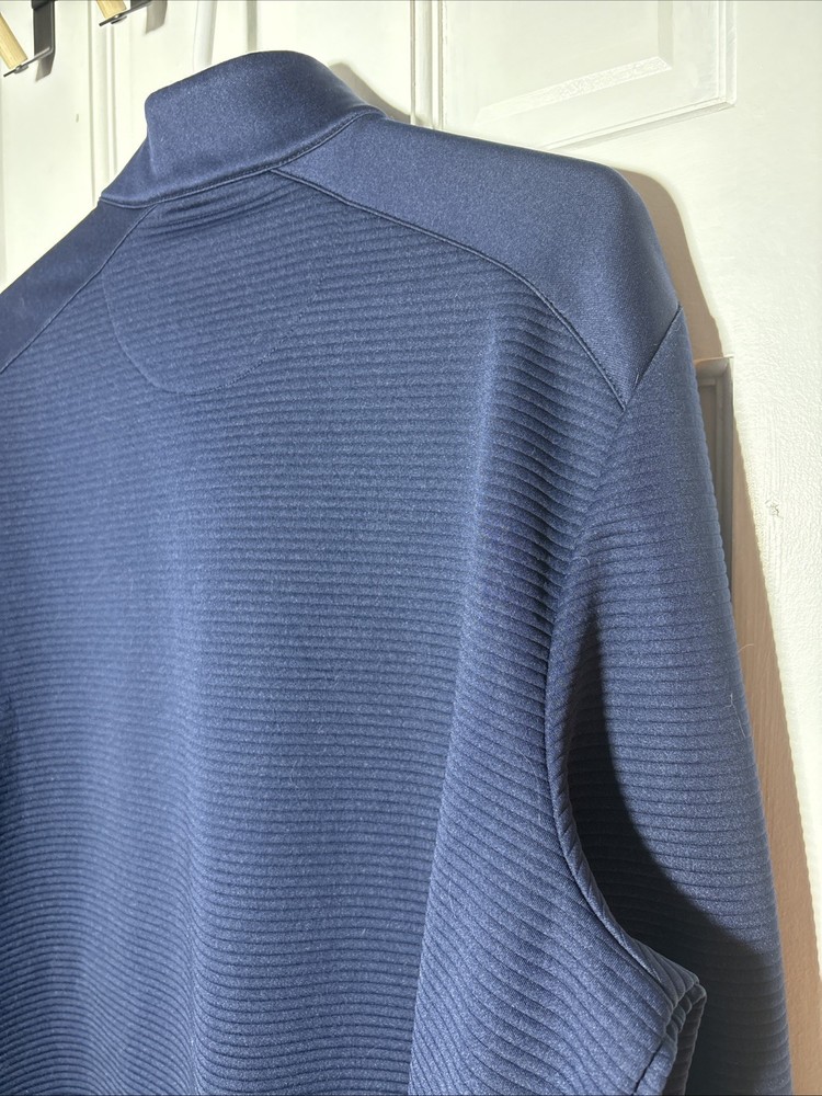 Callaway Quilted Navy 1/4 Zipper Men’s Pullover - Large