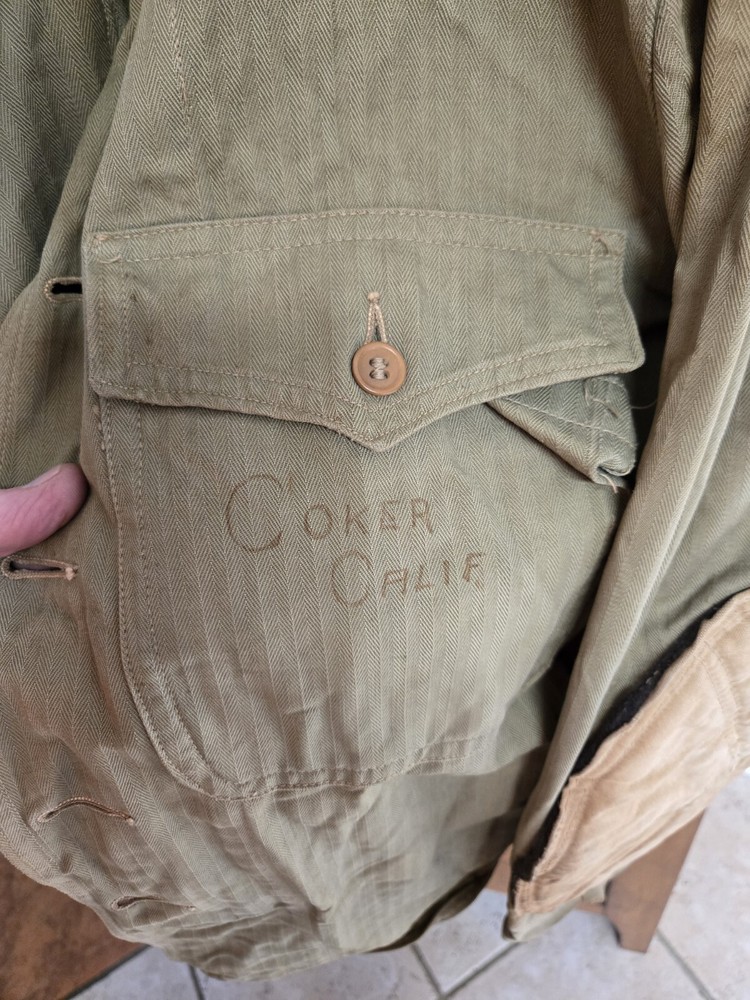 WW2 USMC HBT Shooting Jacket / Mario Mirabelli Made