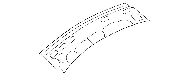 Genuine Ford Panel Assembly - Rear Package Tray 5W1Z-5446668-AAF