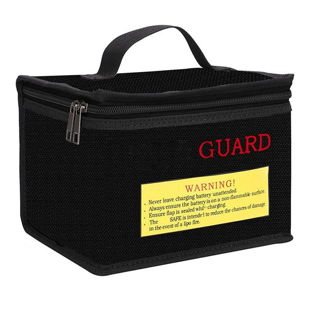 Fire Resistant Battery Storage Bag for Charging Lithium Ion For remote Controls