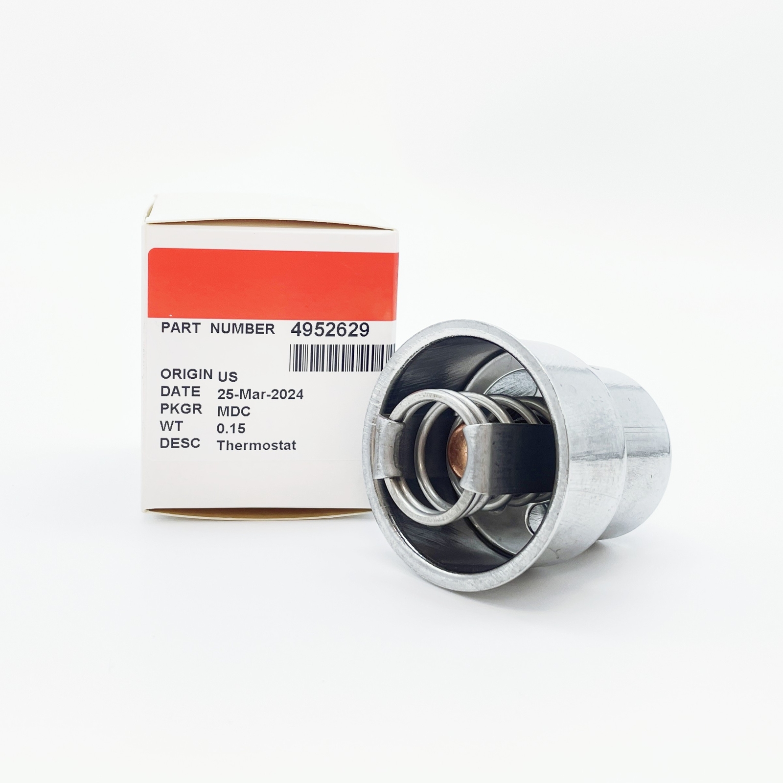 OEM FOR Cummins 4952629 Thermostat 15 liter ISX/QSX engines. 235F