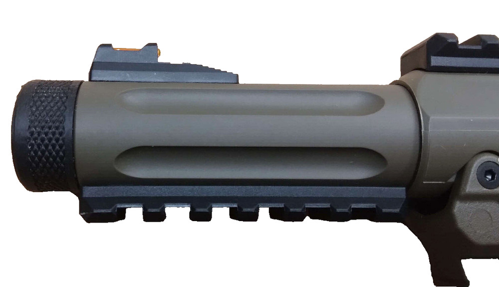 Airsoft AAP-01 Pistol Replacement Black Muzzle Cap (Two Pack)