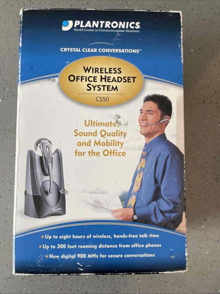 *READ* Plantronics CS50 Wireless Office Headset System PARTS ONLY