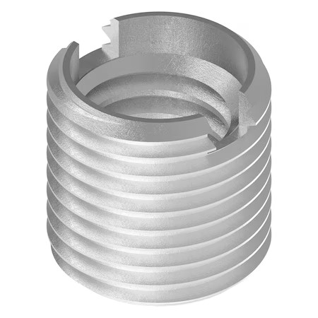 Thin Wall Self Locking Thread Insert, 7/16"-14 Int Thrd Sz, 18-8 Stainless